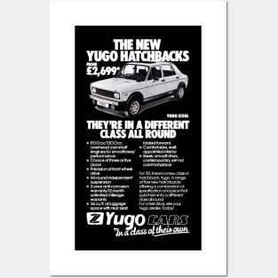 YUGO HATCHBACK - advert Posters and Art